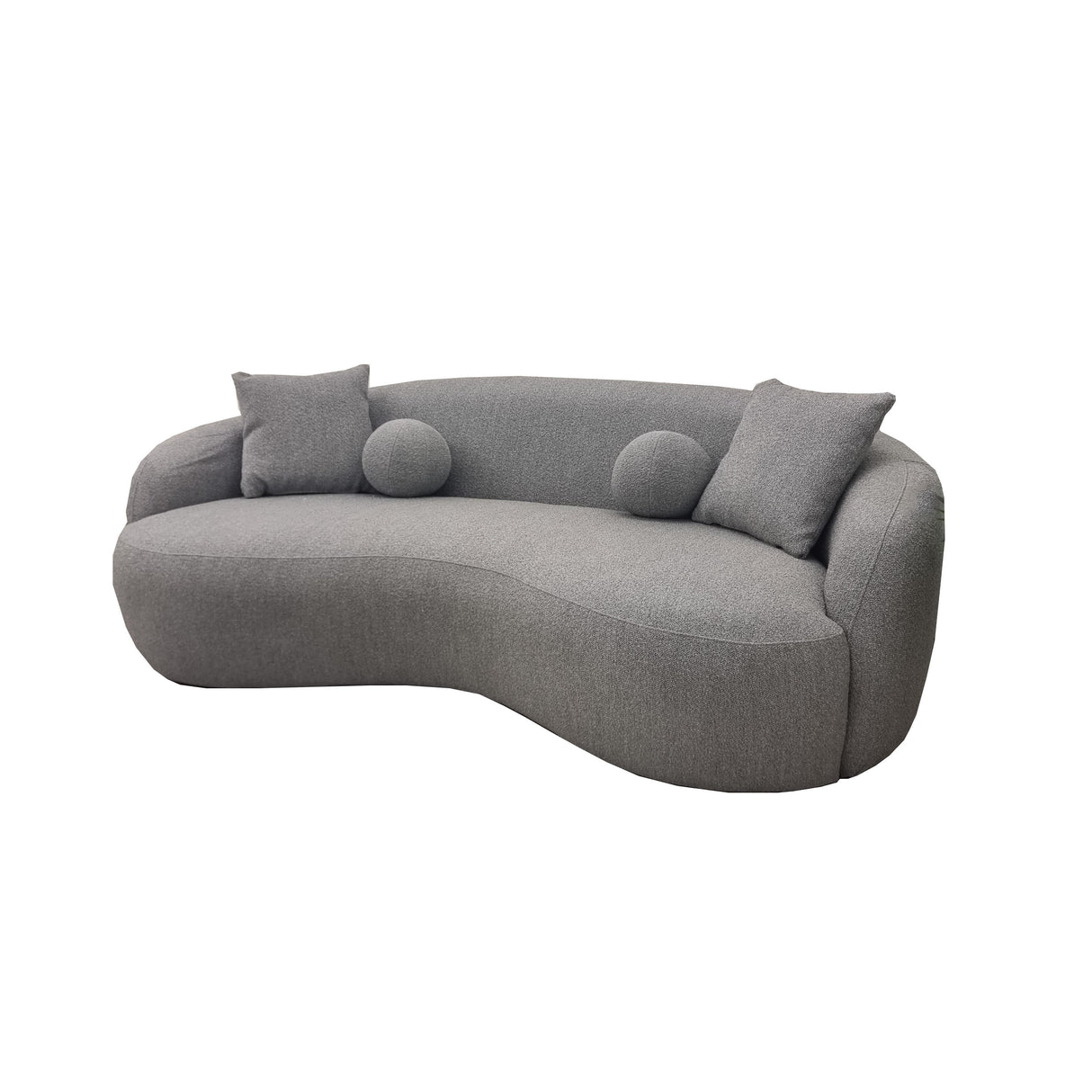 The Wave Grey Boucle Sofa