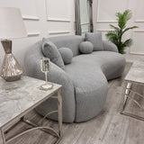 The Wave Grey Boucle Sofa