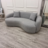 The Wave Grey Boucle Sofa