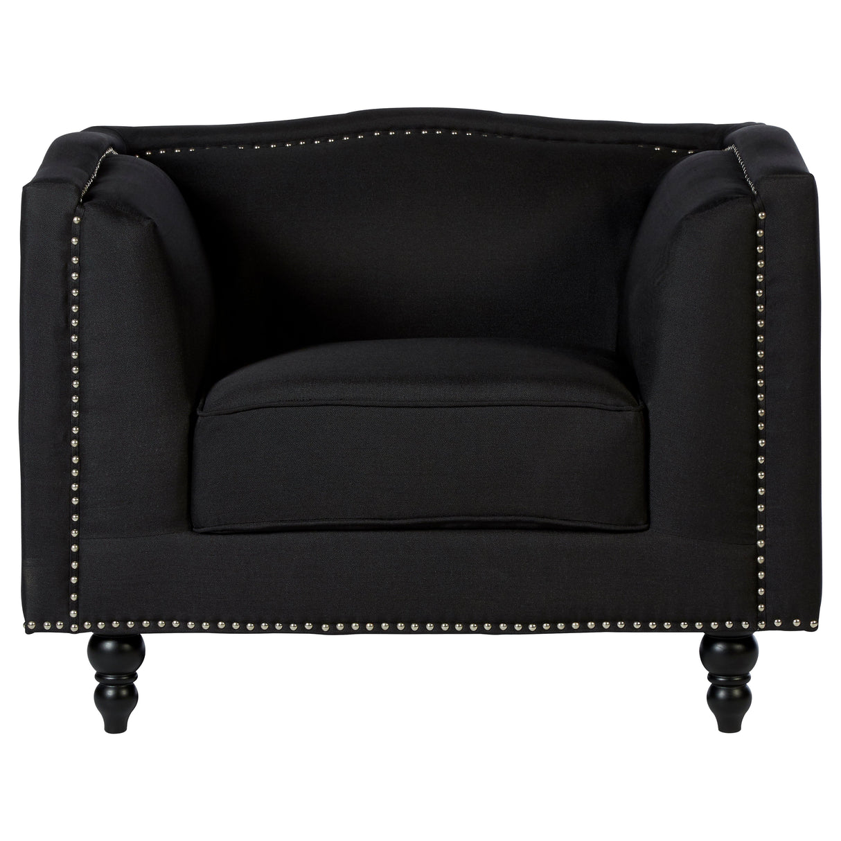 Giulia Black Accent Chair