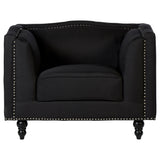 Giulia Black Accent Chair