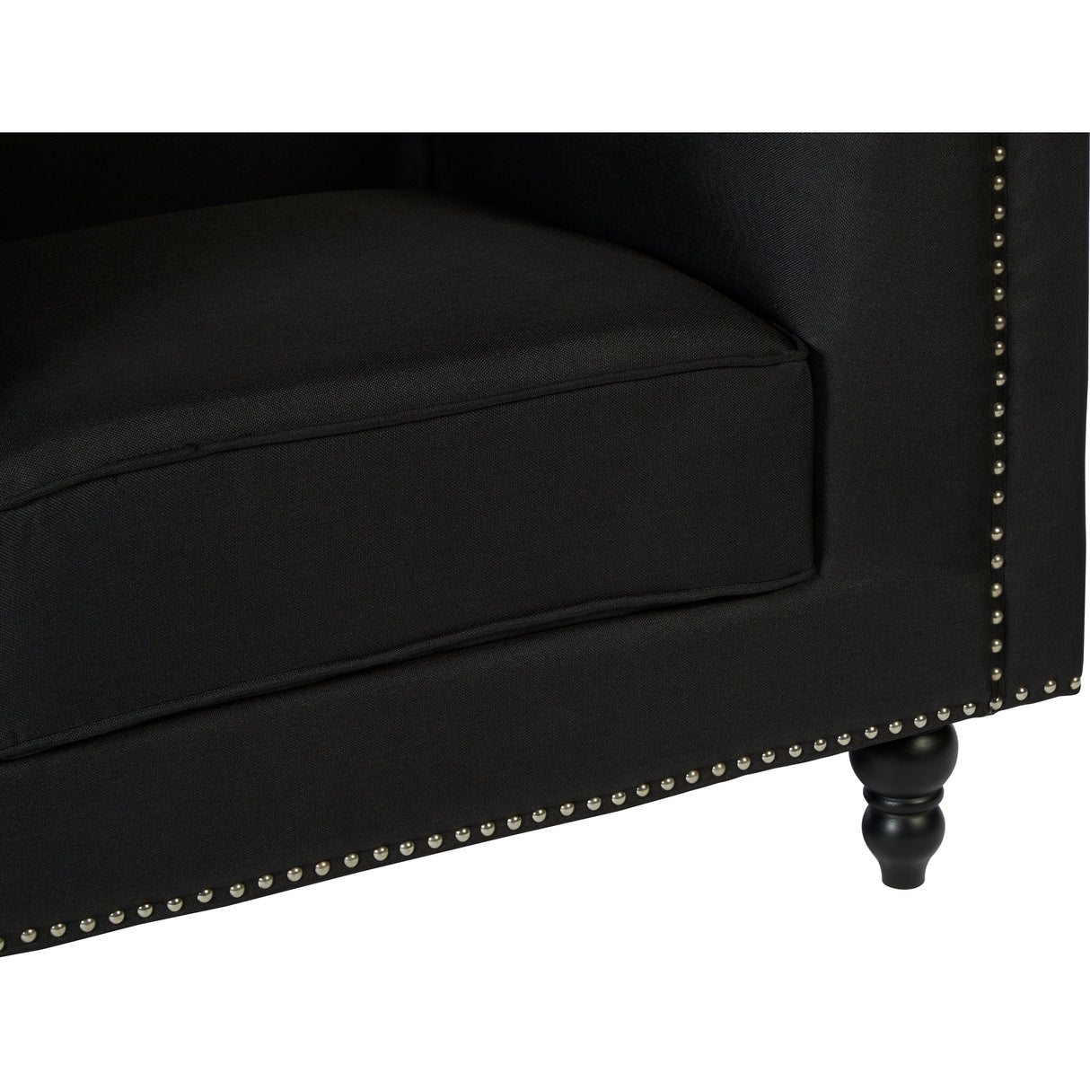 Giulia Black Accent Chair