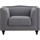 Giulia Grey Accent Chair