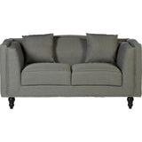 Giulia 2 Seat Grey Sofa