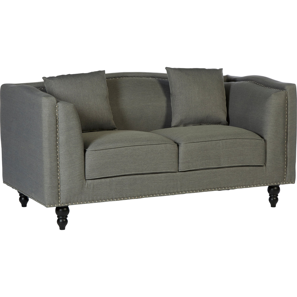 Giulia 2 Seat Grey Sofa