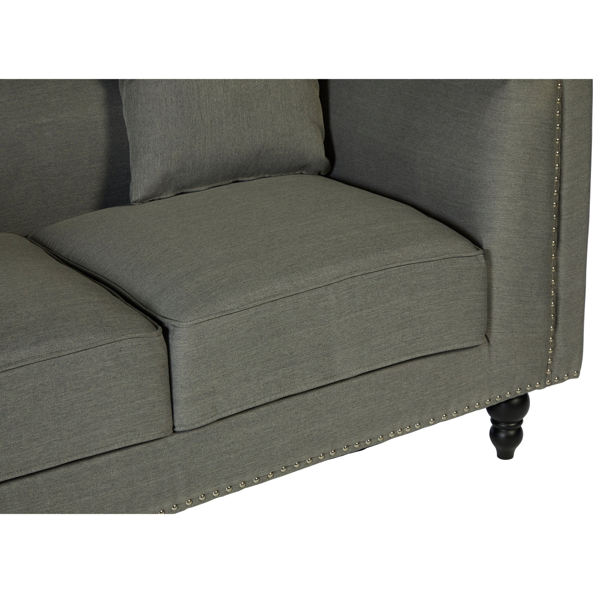 Giulia 2 Seat Grey Sofa