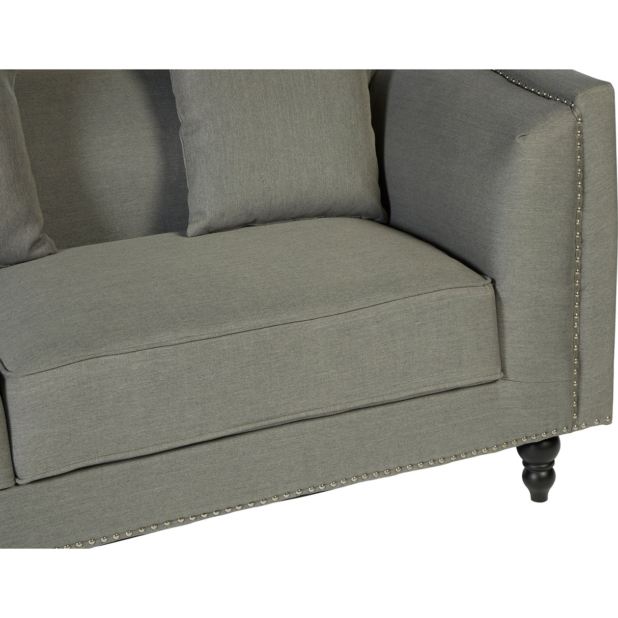 Giulia 2 Seat Grey Sofa