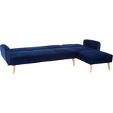 Seren 3 Seat Navy Sofa Bed