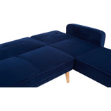 Seren 3 Seat Navy Sofa Bed