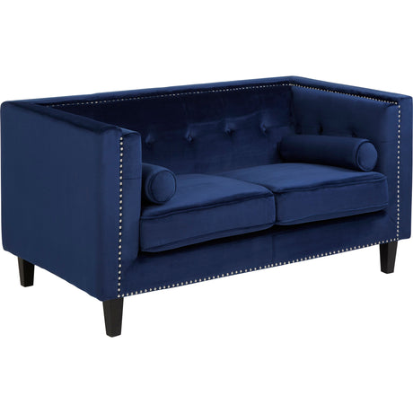 Anna 2 Seat Midnight Blue Velvet Sofa