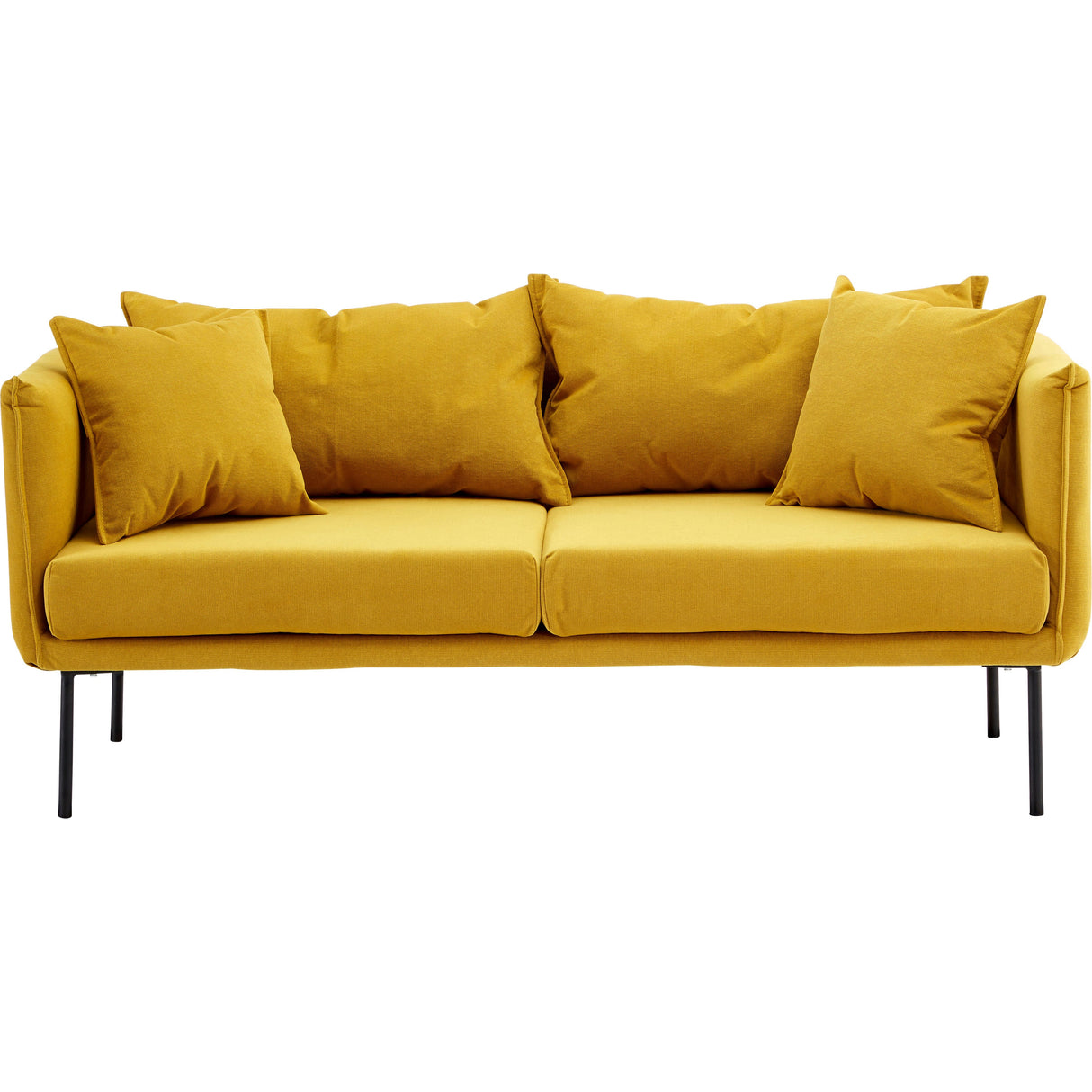 Madis 2 Seat Yellow Sofa