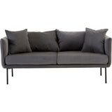 Madis 2 Seat Grey Sofa