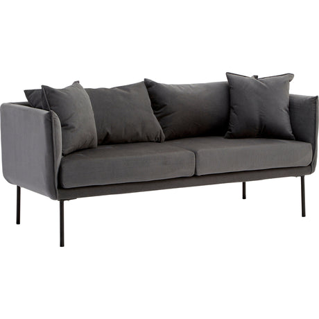 Madis 2 Seat Grey Sofa