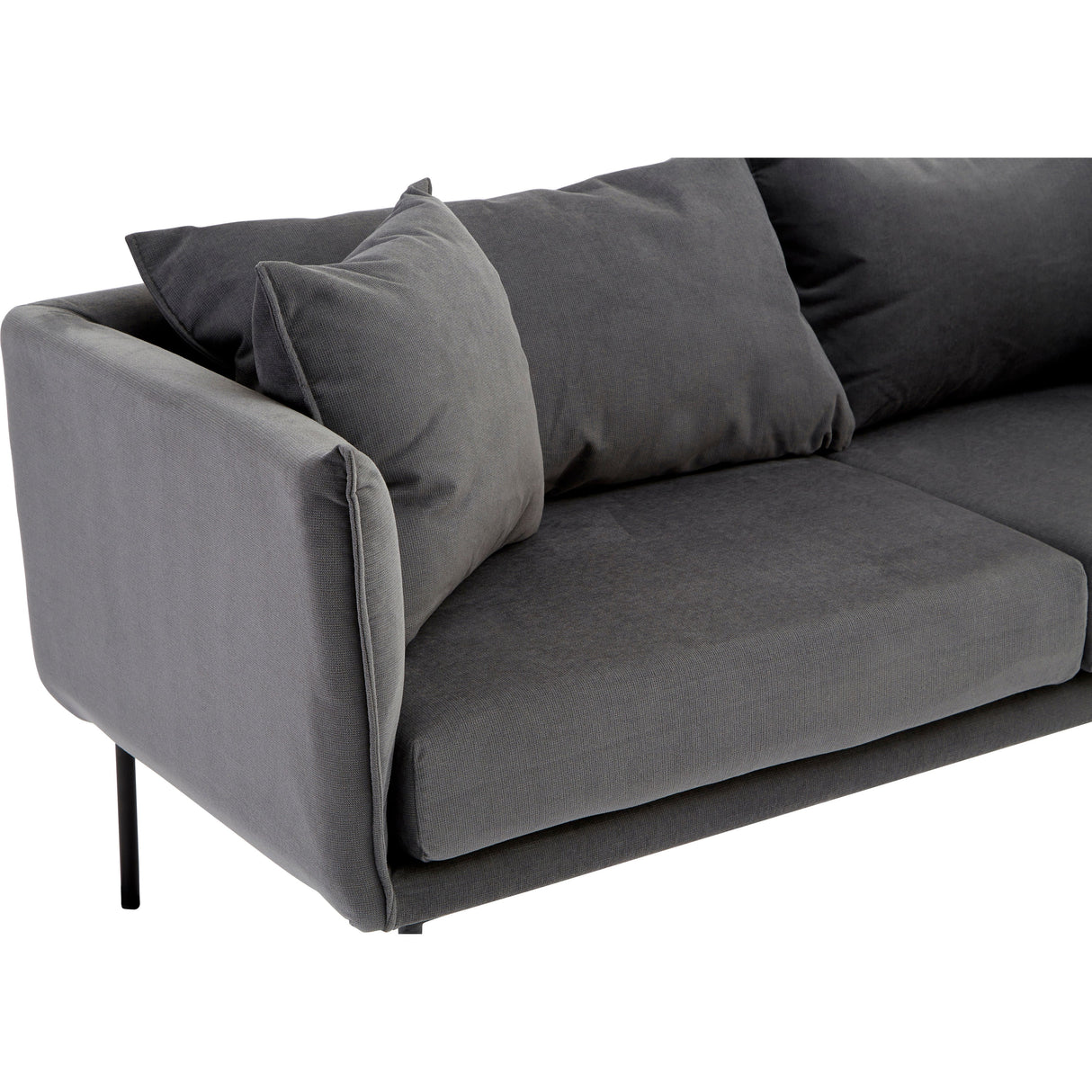 Madis 2 Seat Grey Sofa