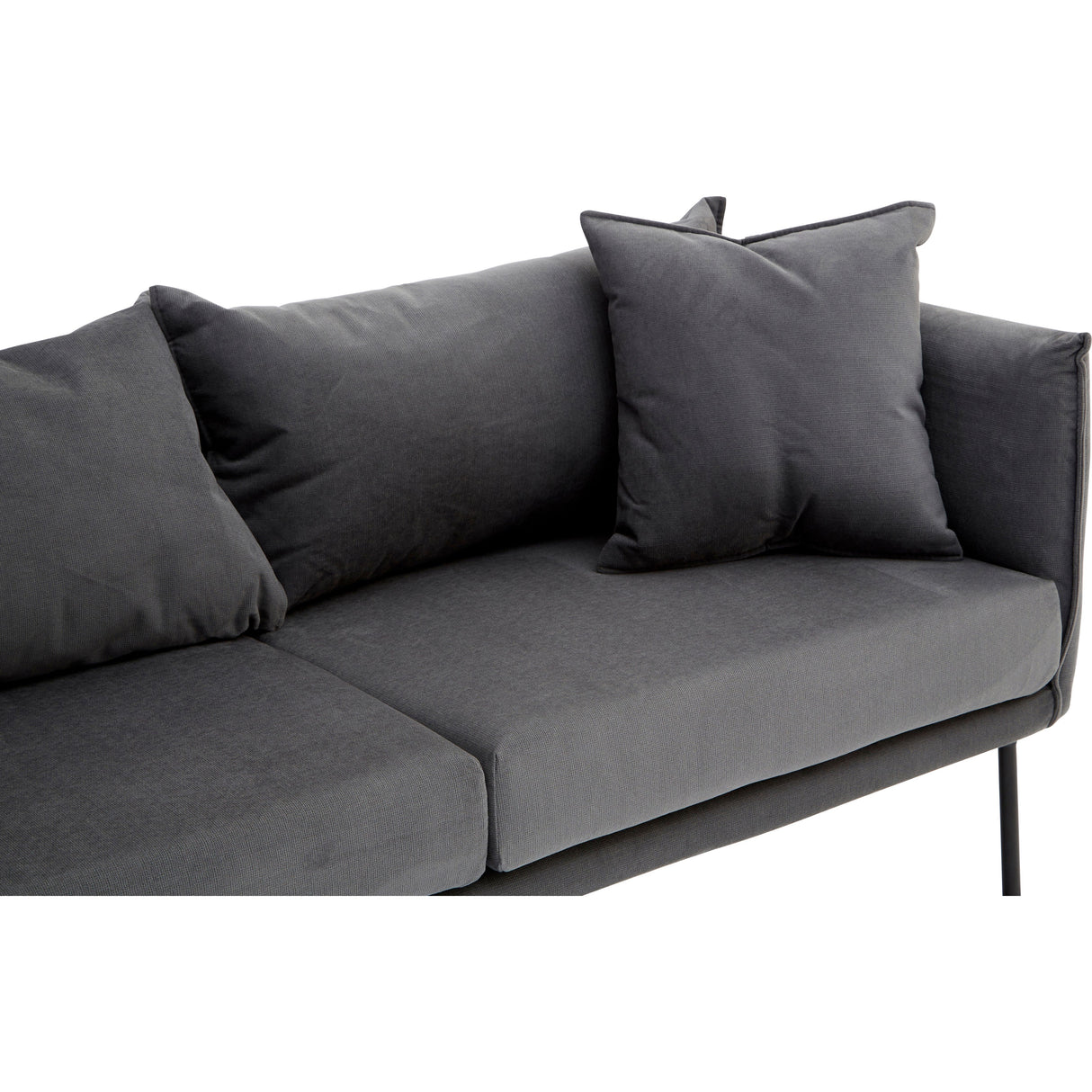 Madis 2 Seat Grey Sofa