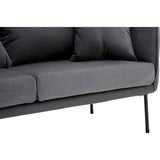 Madis 2 Seat Grey Sofa