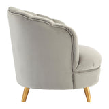 Lucia Grey Accent Chair