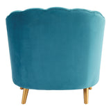 Lucia Blue Accent Chair