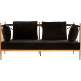 Ava 2 Seat Rose Gold Sofa