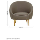 Maya Mink Accent Chair