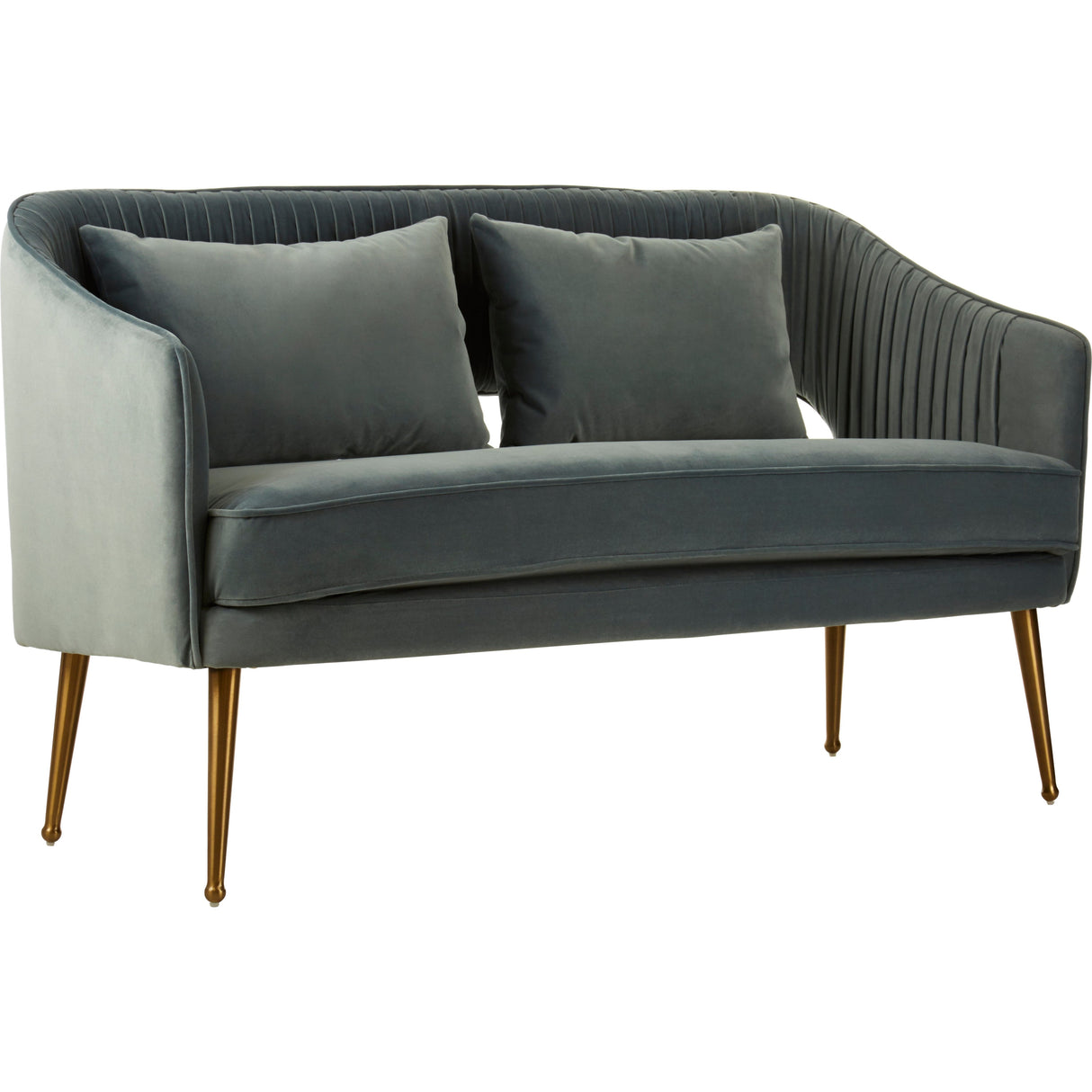 Henry Blue Velvet Sofa