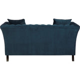 Matteo 2 Seat Blue Velvet Sofa