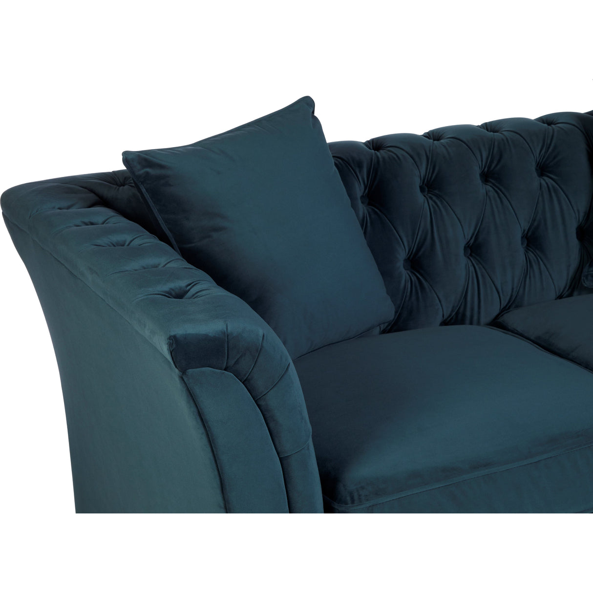 Matteo 2 Seat Blue Velvet Sofa