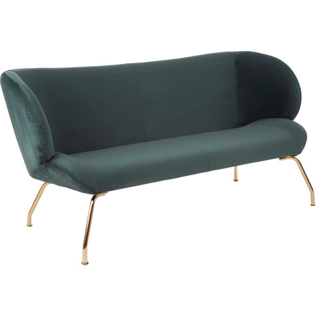 Madis 2 Seat Green Sofa