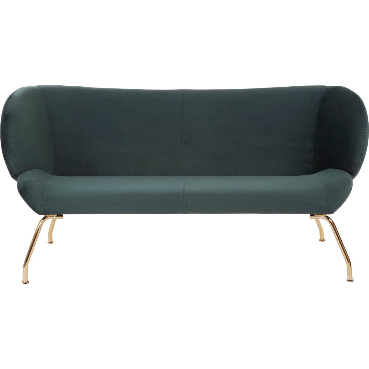 Madis 2 Seat Green Sofa