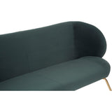 Madis 2 Seat Green Sofa