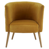 L.A. Yellow Tub Accent Chair