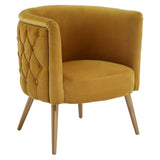 L.A. Yellow Tub Accent Chair