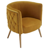 L.A. Yellow Tub Accent Chair