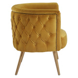 L.A. Yellow Tub Accent Chair