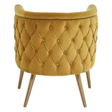 L.A. Yellow Tub Accent Chair