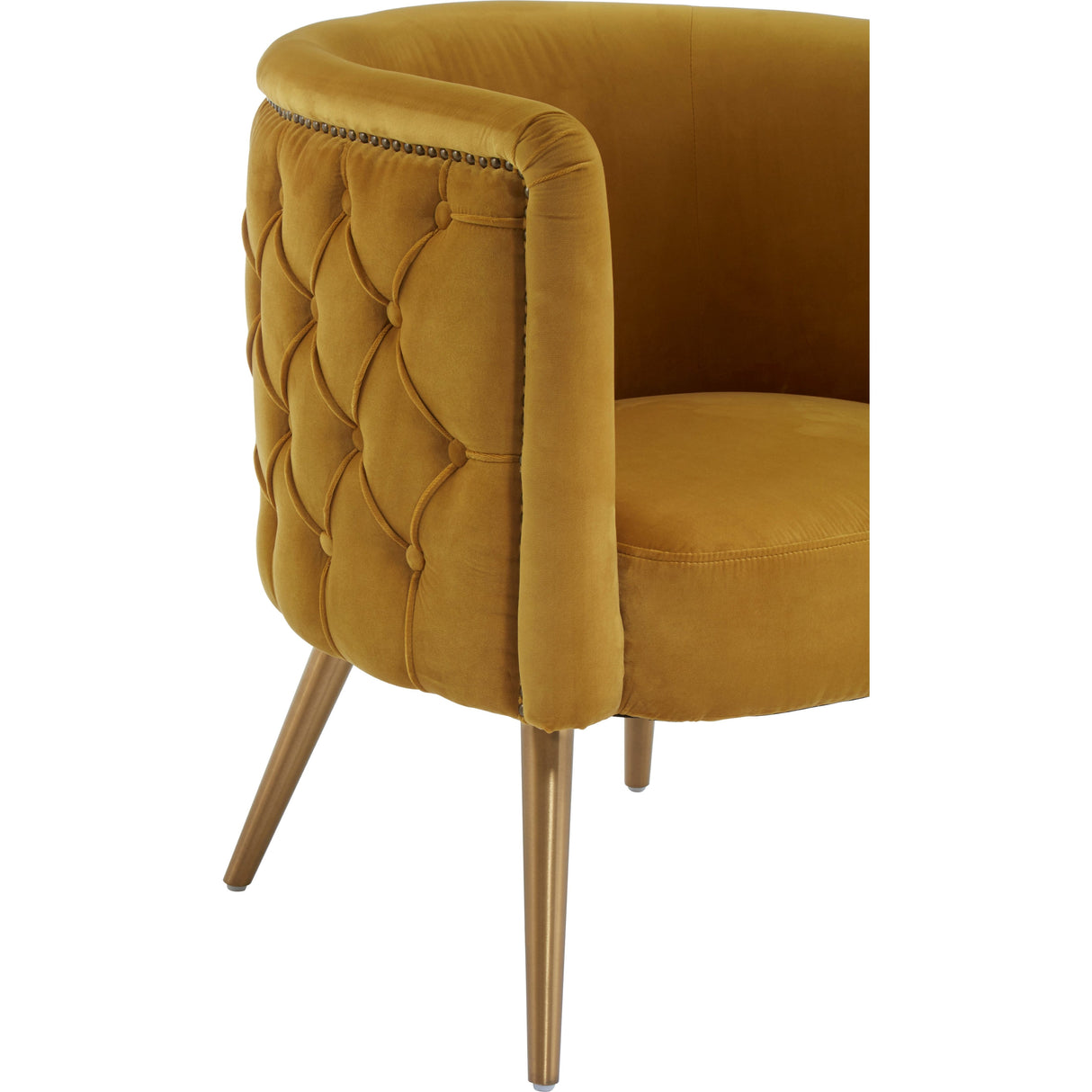 L.A. Yellow Tub Accent Chair