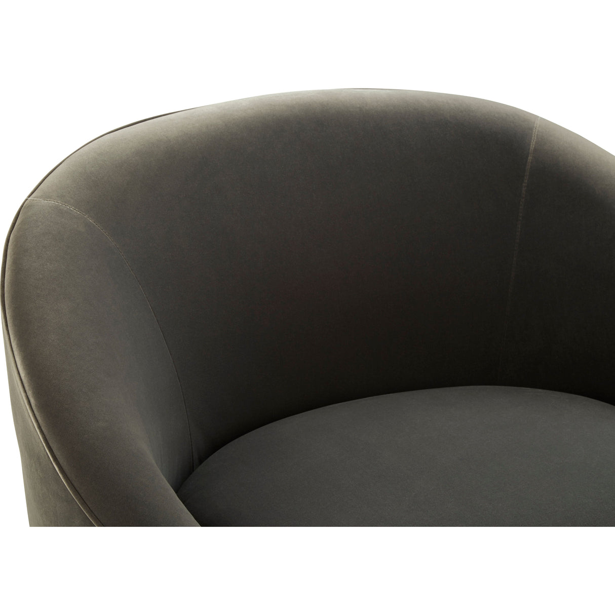 L.A. Grey Velvet Accent Chair