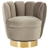 Beauty Grey Velvet Chair