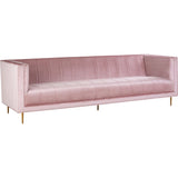 Olivia 3 Seat Pink Sofa