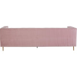 Olivia 3 Seat Pink Sofa