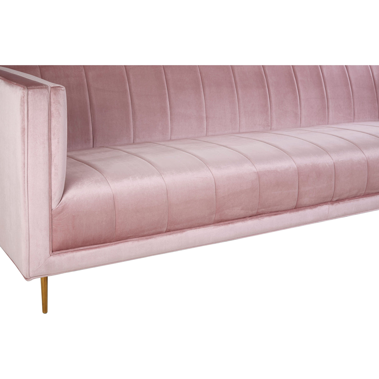 Olivia 3 Seat Pink Sofa