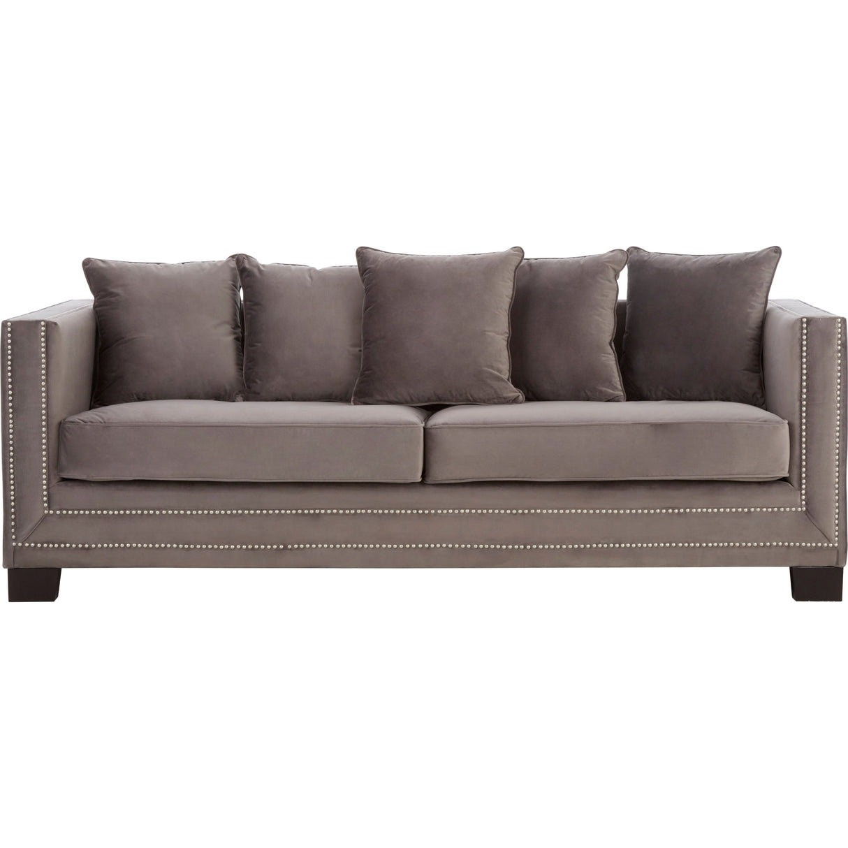 Francesca 3 Seat Grey Sofa