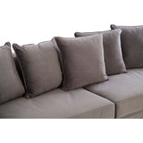 Francesca 3 Seat Grey Sofa