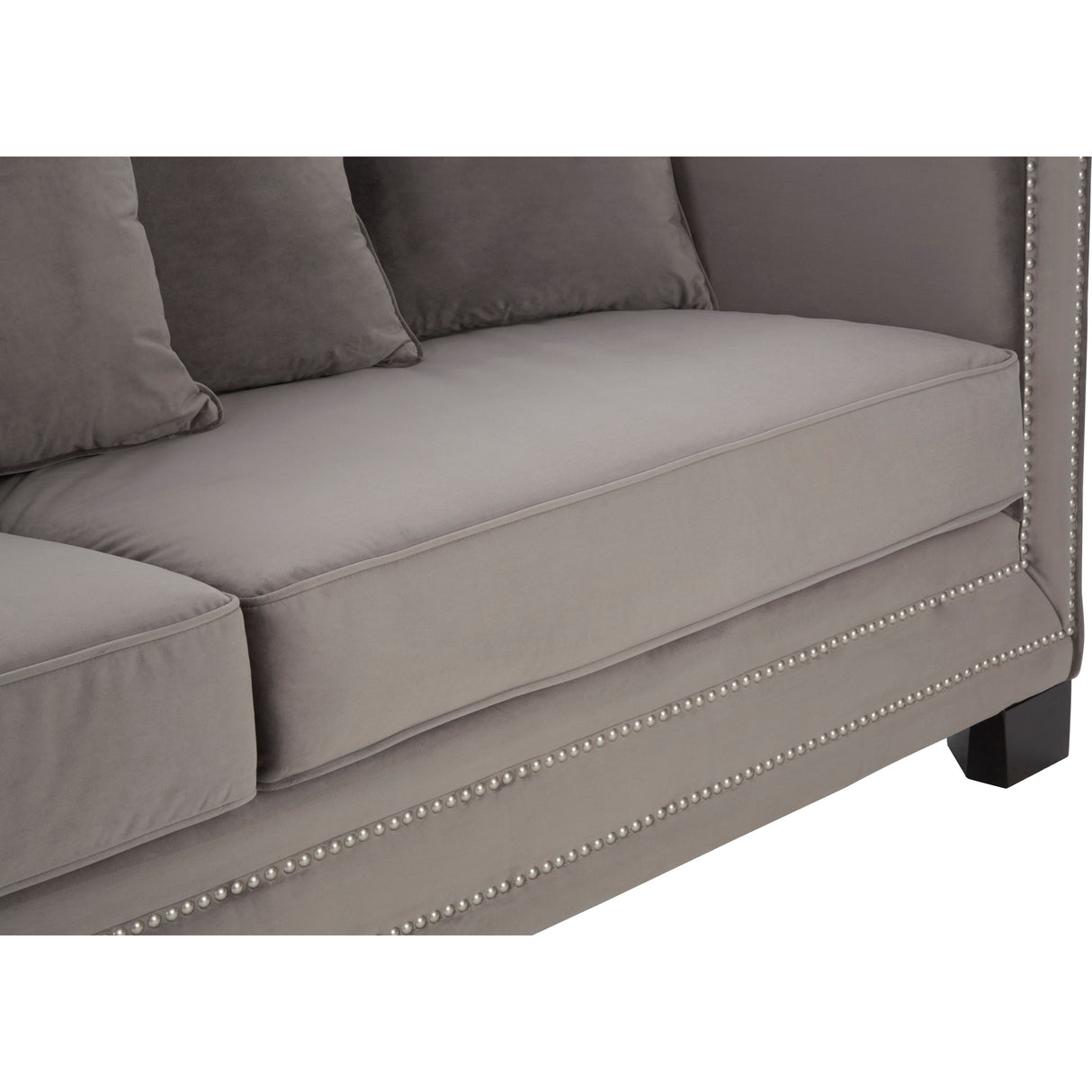 Francesca 3 Seat Grey Sofa