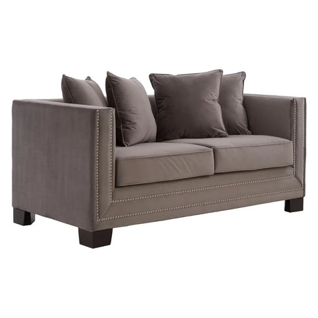 Sophia 2 Seat Viola Brown Sofa