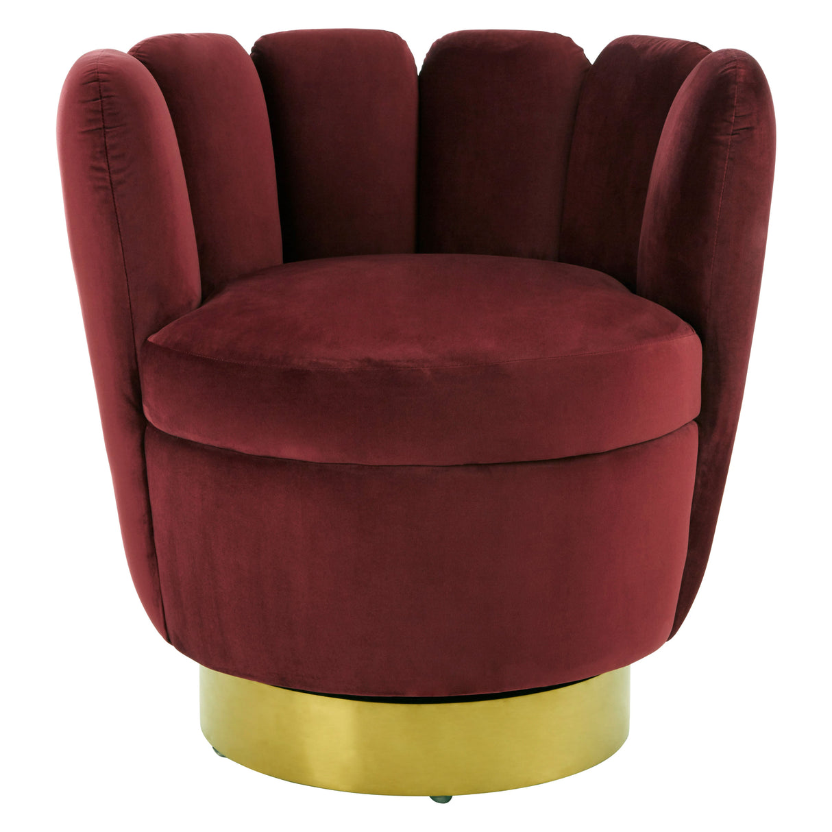 Beauty Wine Velvet Chair