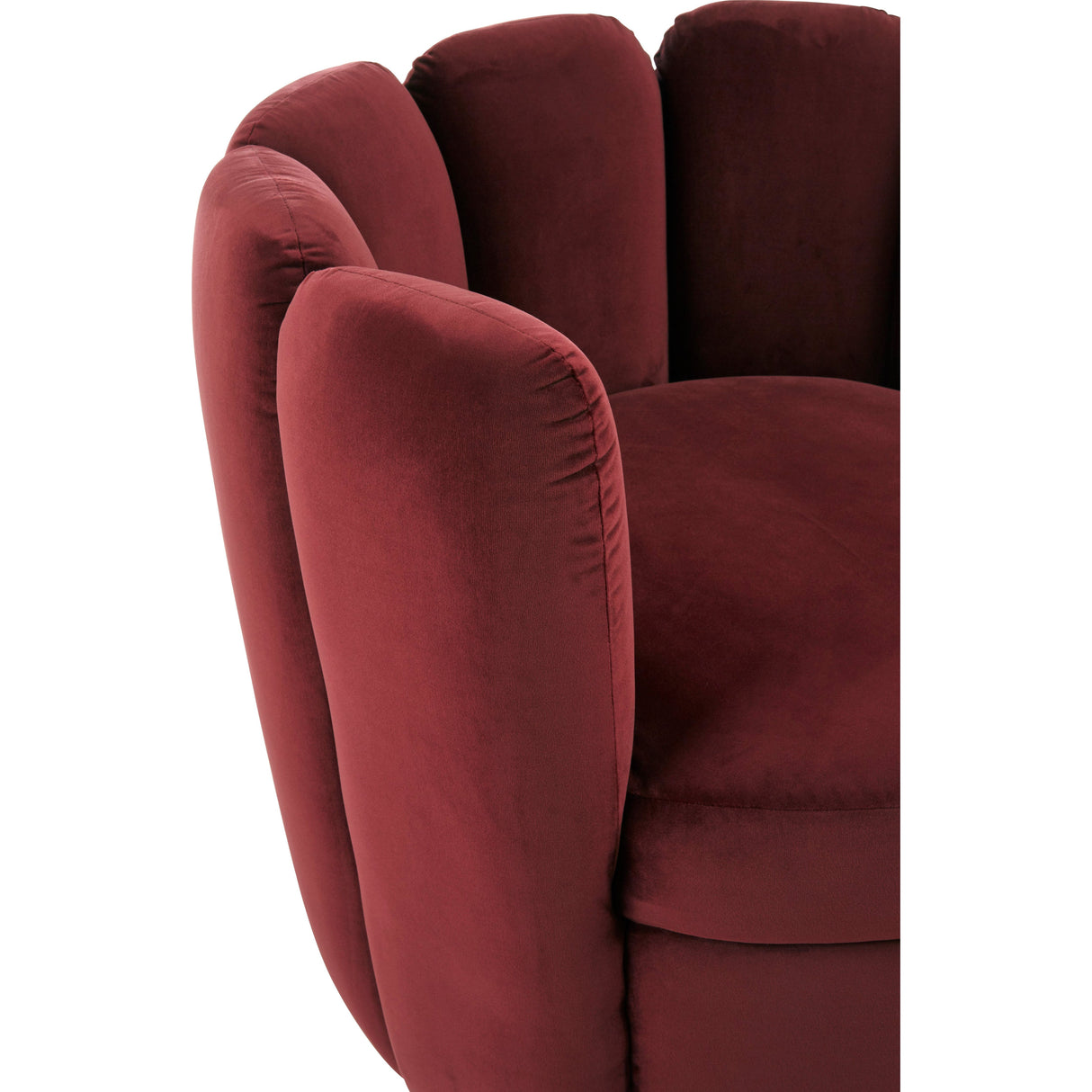 Beauty Wine Velvet Chair