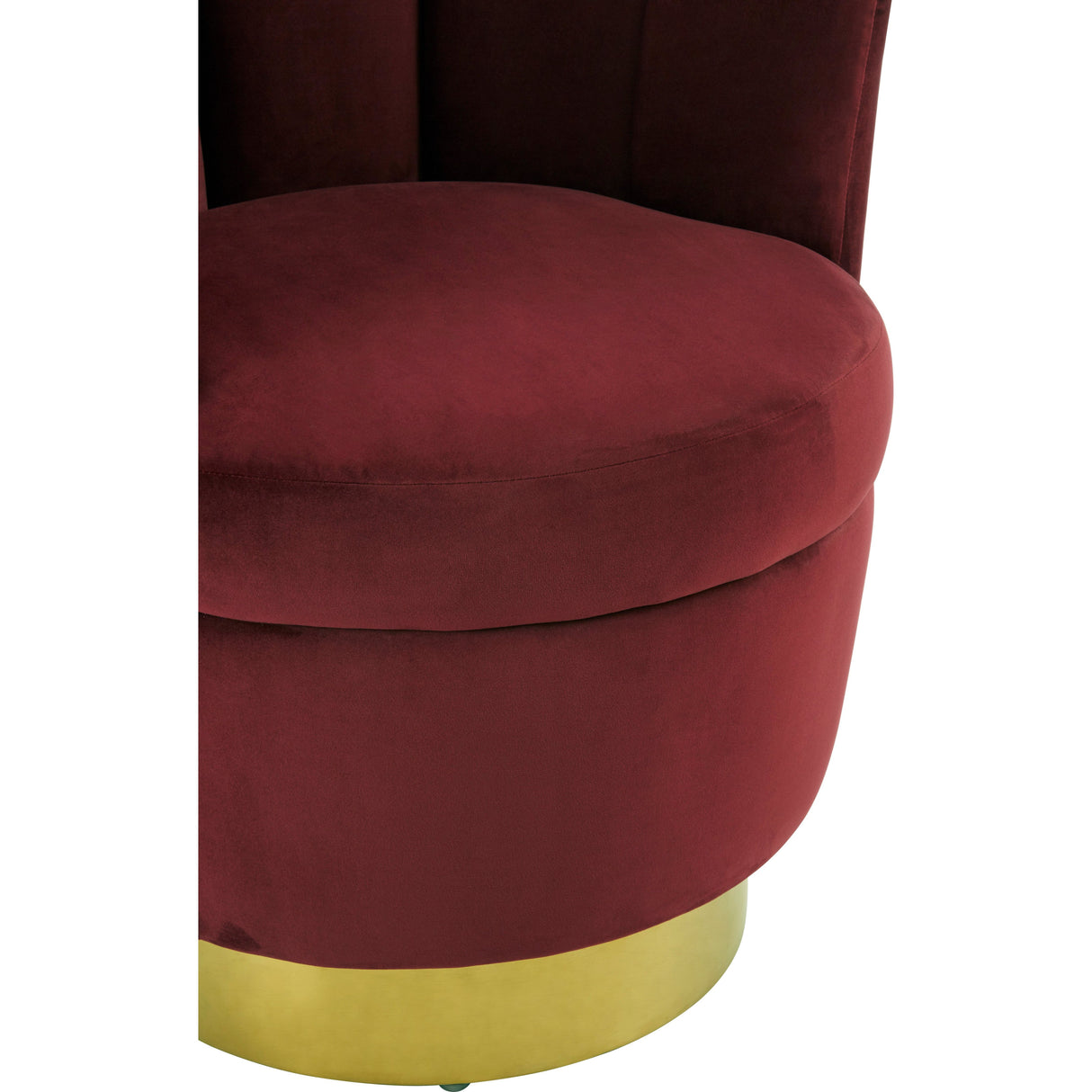 Beauty Wine Velvet Chair