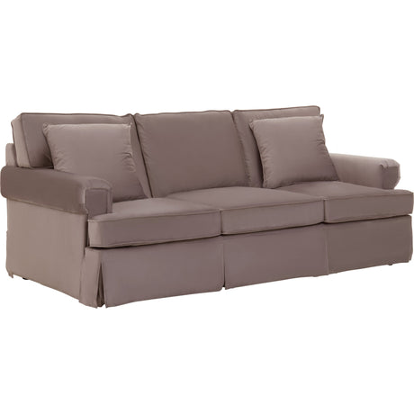Raphael 3 Seat Mink Velvet Sofa