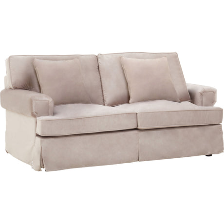 Raphael 2 Seat Mink Velvet Sofa